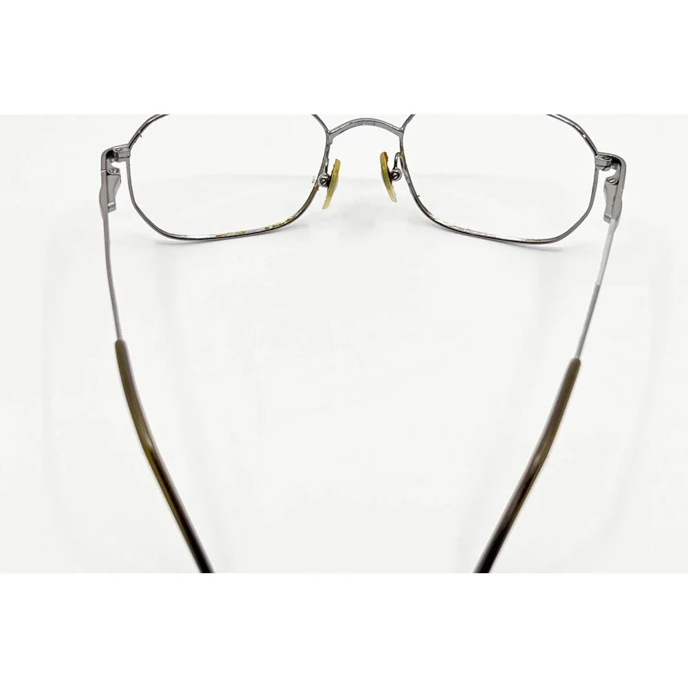 Unbranded Eyeglass Frames Mens Silver Metal Rectangular 52-18-140